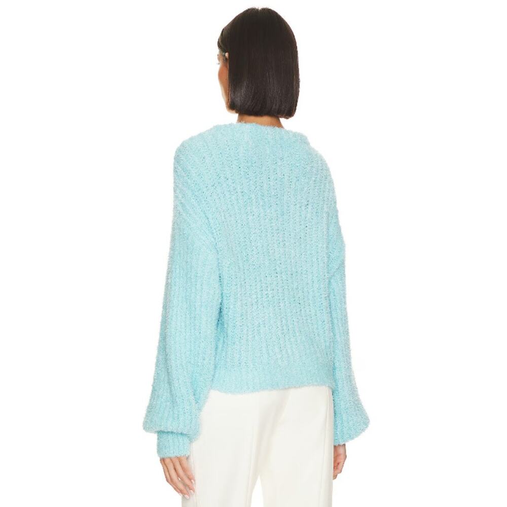 SHOW ME YOUR MUMU Women's Clemmie Cardigan XL Highlighter Blue Jewels NWT - Picture 4 of 12
